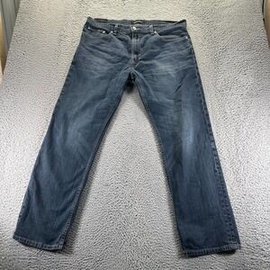 Axist Jeans Men's 38x32 Blue Cotton Denim Straight Leg Workwear Faded Travel